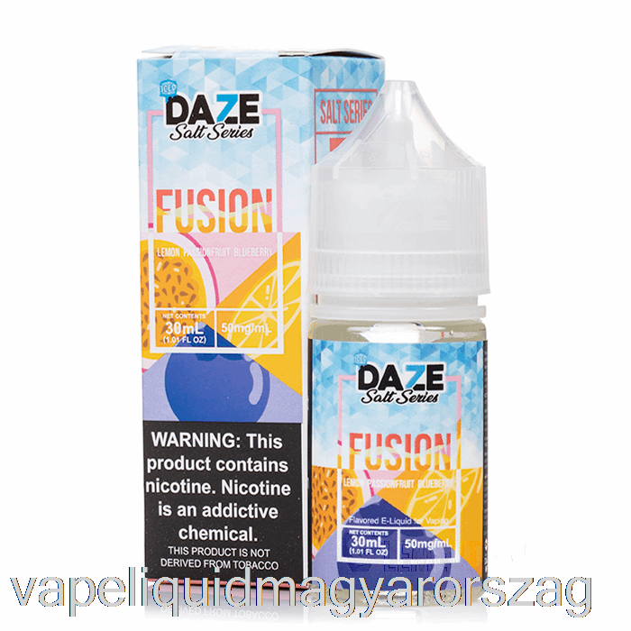 Jeges Citrom Passiógyümölcs áfonya - 7 Daze Fúziós Só - 30 Ml 50 Mg Vape Folyadék